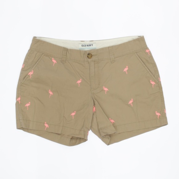 0057 Old Navy Size 4 Flamingo Khaki Chino Shorts - Picture 1 of 2